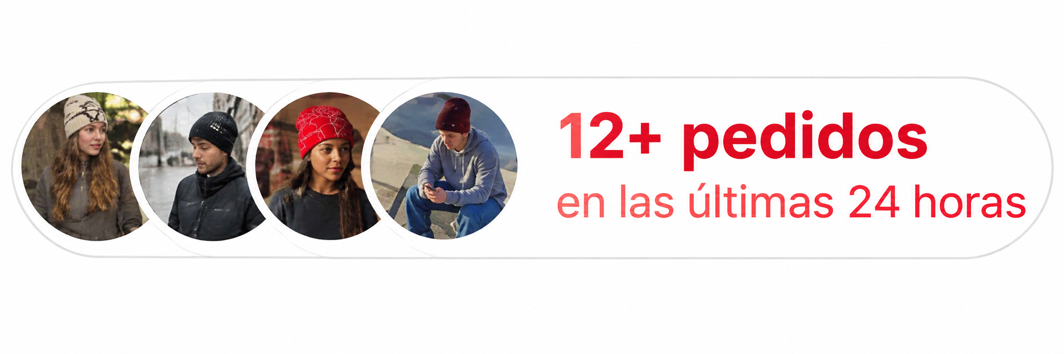 12+ pedidos en las últimas 24 horas